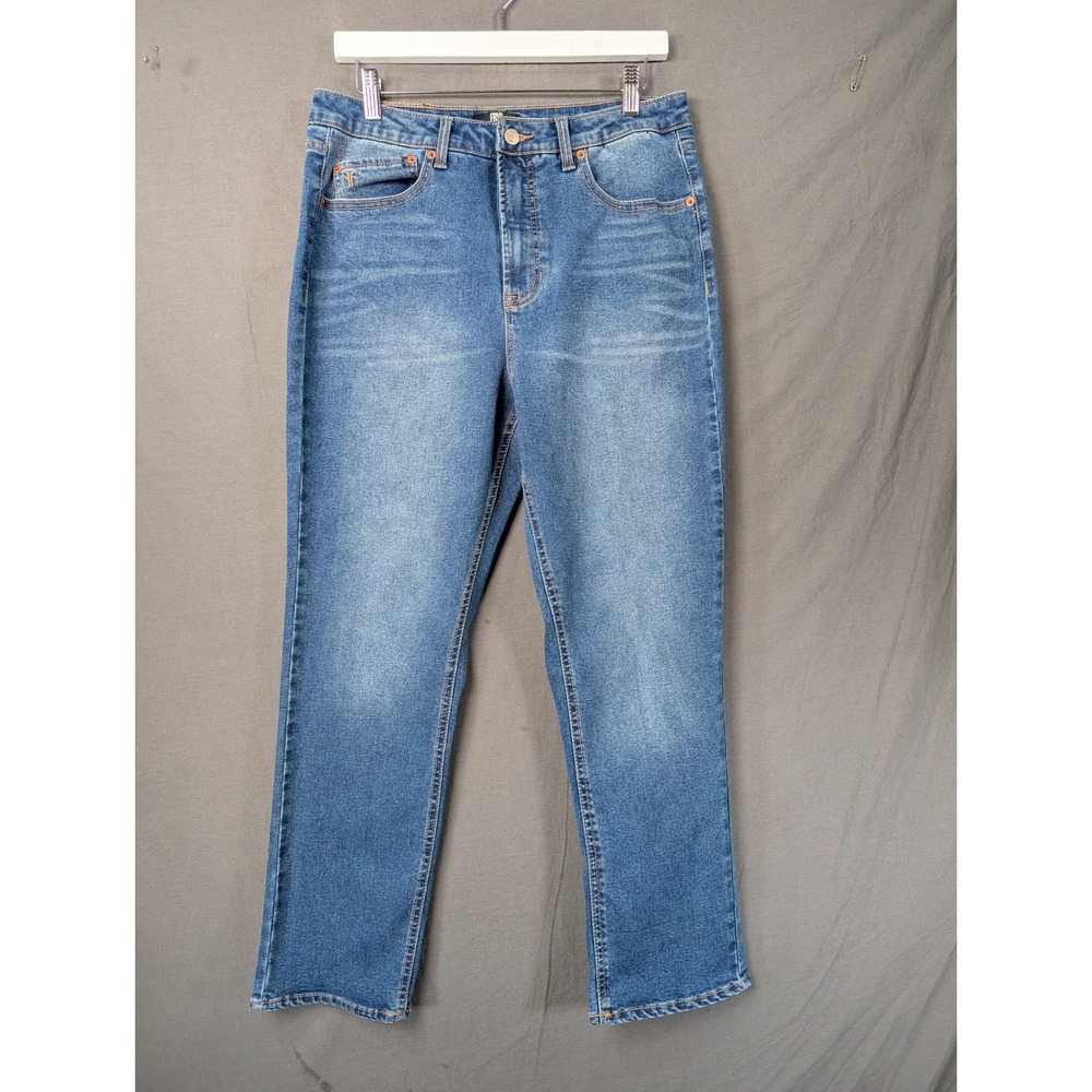Frye Womens High Rise Straight Leg Jeans Medium Wash Blue Size 8/29 QS23020DL
